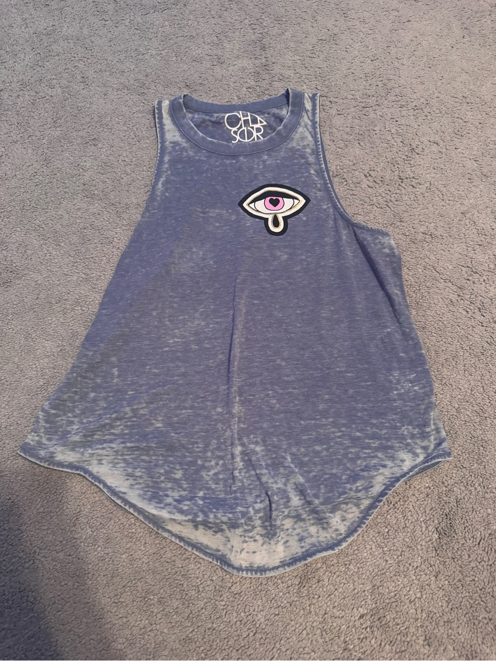 Blue Chaser Eye Tank Top